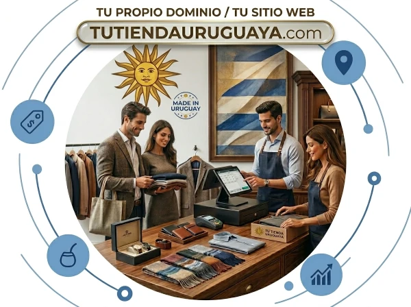 Diseño de sitio web corporativo multipágina con dominio propio .uy y certificado de seguridad SSL para empresas en Uruguay.